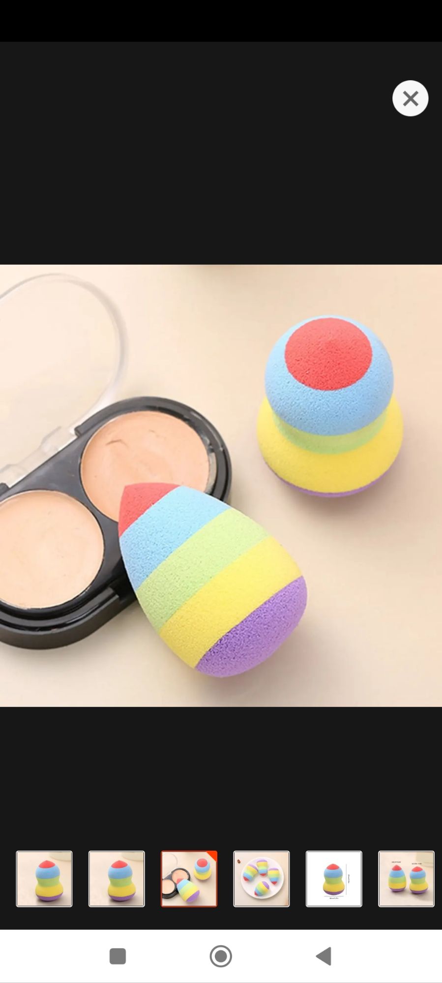 Makeup Blender Puff - Blender Sponge - Multicolor - Image 2