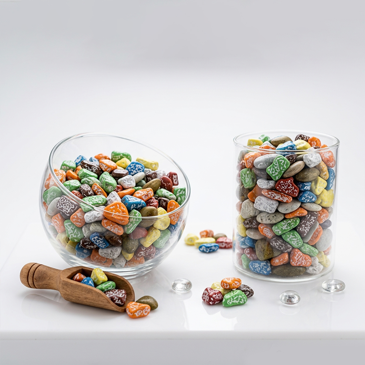 Every Season Stone Shape Milky Dark Imported Tasty Marble Chocolate Assorted Sweet Snack Dessert Treat Box - Image 3