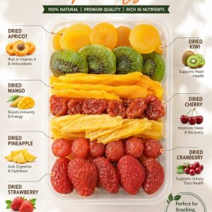 Imported Dry Fruits Melon Kiwi  Banana Pineapple mix Jujube Mixed 500gm
