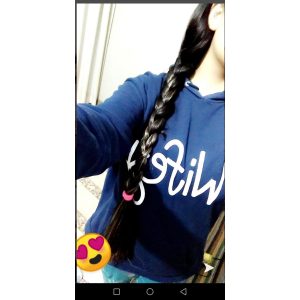 Synthetic Hair Gutt Extension - Brown and Golden