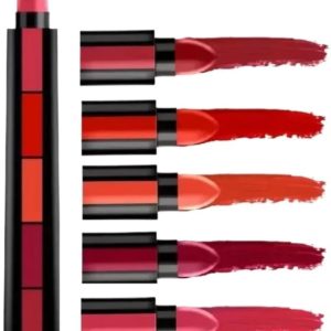 5 in 1 / 3 in 1 Lipstick Matte lipsticks Waterproof | Long Lasting |Lipstick Long lasting Random Shades Lipsticks