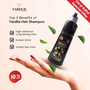 Yardlie Professional Dark Brown Hair Color Shampoo 200ml