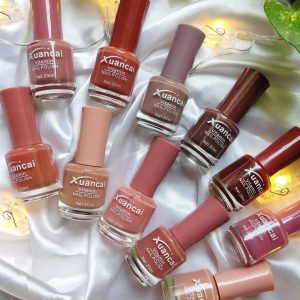 Nude Best Quality Permanent Nail Polish Light Colors Pack of 6