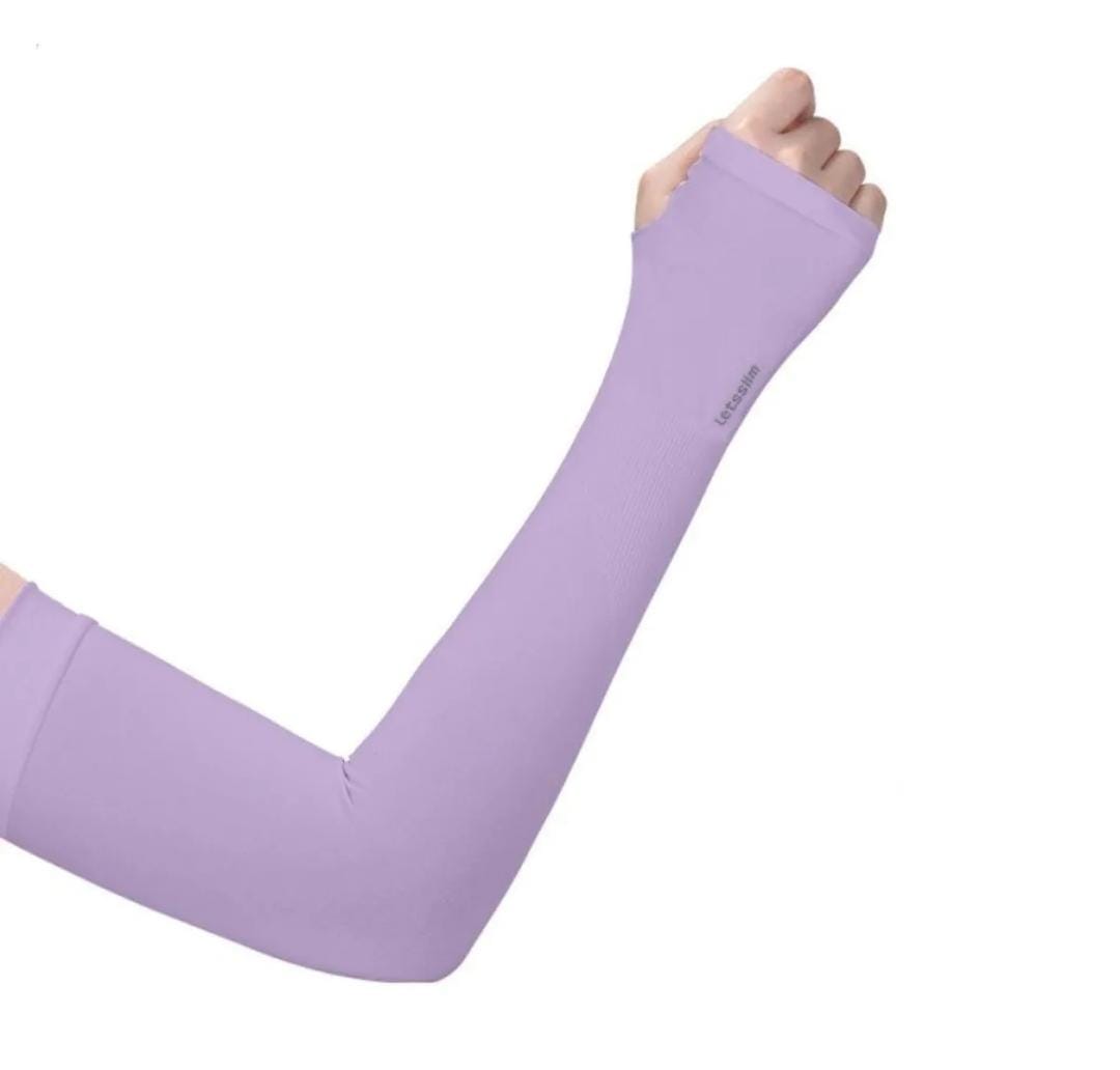 Ice Silk Sleeve Sunscreen Cuff Arm Uv Sun Protect AntiSlip Summer Outdoor Riding Sunlight - Image 5