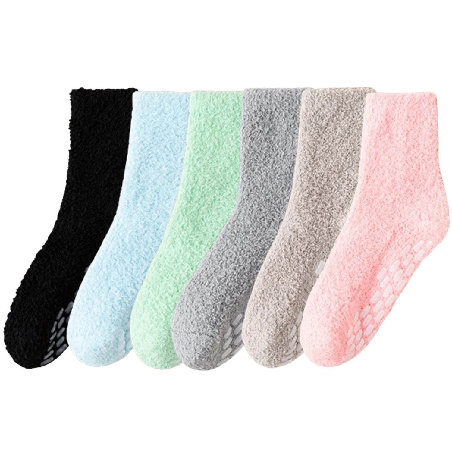 Girls Fluffy Cosy Bed Winter Socks Towel Socks Fuzzy Sock Fluffy Warm Winter Cozy Socks Random colors - Image 2