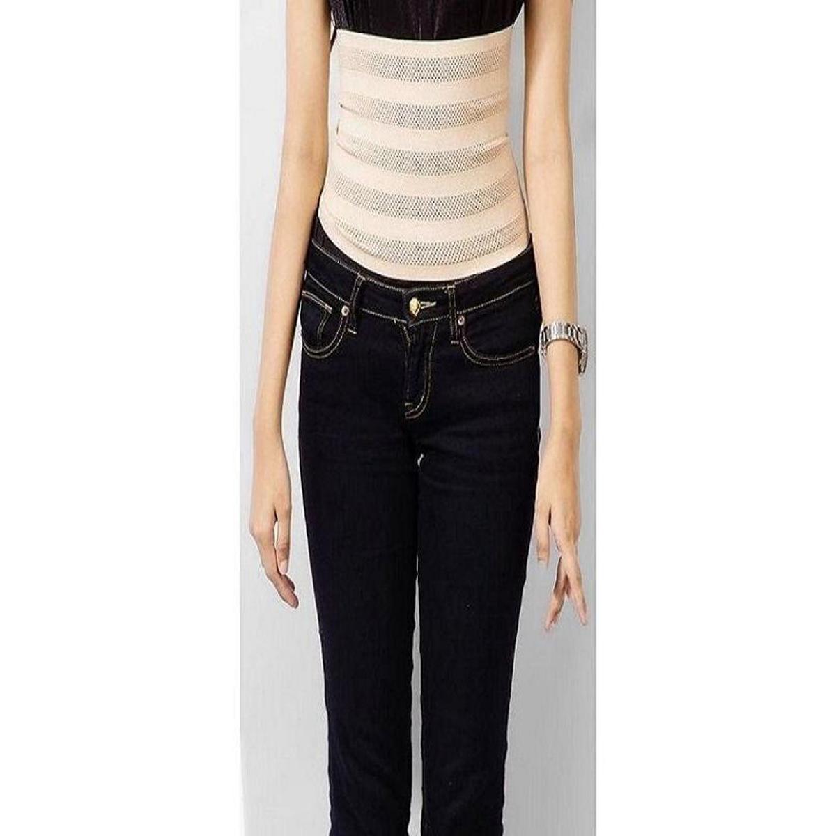 Beige Polyester & Spandex Shapewear For Women - Image 2