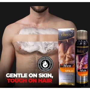 Chirs's Men Fast Effective & Painless Hair Removal Spray For Legs & Body Excellent Quality