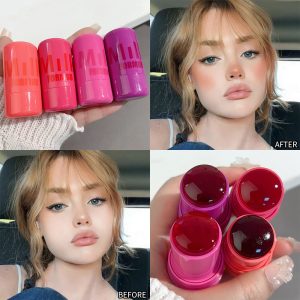 Cheek Lip Tinted Moistured Blush Stick Random shade