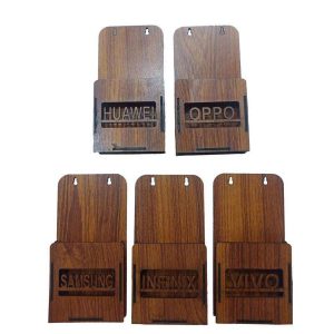Mobile Stand Holder Buy1 Get1 Free Wall Wooden Charging Phone Hanger