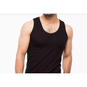 1 Piece Premium Black Sleeve-Less vest Pure Cotton banyan for men Good Quality