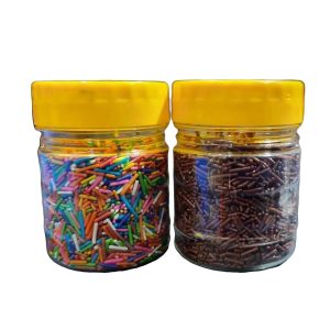 2 Sprinkles Rainbow and Chocolate Vermicelli