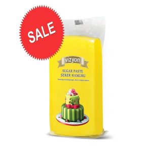 Yellow Sugar Paste-Fondant- Ready To Use - 1Kg