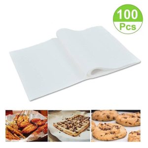 Bundle of 100pcs Oil butter paper barbecue BBQ paper bakeware