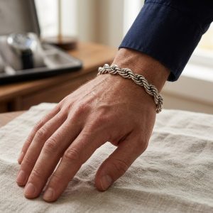 Stainless Steel Style Bracelet For Men