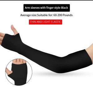 Ice Silk Sleeve Sunscreen Cuff Arm Uv Sun Protect AntiSlip Summer Outdoor Riding Sunlight
