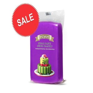 Dark Magenta-Purple Sugar Paste-Fondant- Ready To Use - 1Kg
