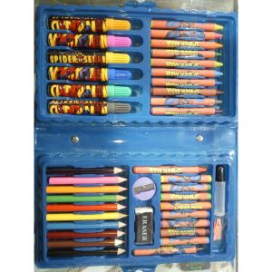 42 Pcs School Colors Box- Drawing Colors Set- Classic Colors Pouch