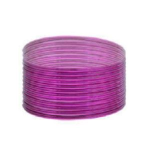 Plain Metal Bangles Purple Color (36.Bangles) size.2.25