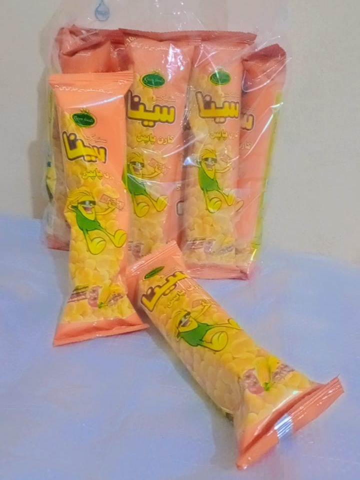 Seena Corn Pops Papad Pack of 12
