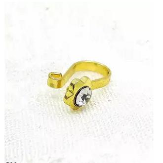 Adjustable thin nose pin elegant nostril body jewellery. - Image 4