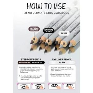 ULTIMATE XTRA GORGEUS EYELINER PENCIL  EYE LINER PENCIL With Mascara brush