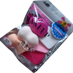 Makeup sponge pack - 2 beauty blender, 4 sponges ( random colors )