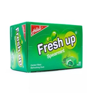 Freshup Chewing Gum - 50 Pcs,FRESHUP SPEARMENT FLAVOUR,FRESHUP GREEN,FRESHUP GUM