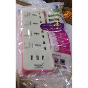 Power Extension 4 Sockets  with 3 USB Socket