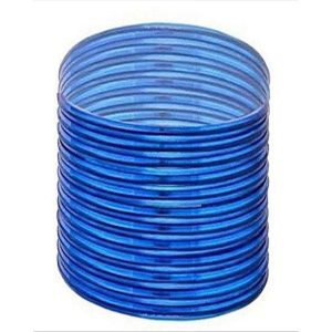 Plain Metal Bangles SkyBlue Color (36.Bangles) size.2.25