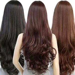 Hair Extension/Wig Curly & Straight For Women - Strongly Attached, No Hair Fall - Premium Quality, Stylish Hair Accessories