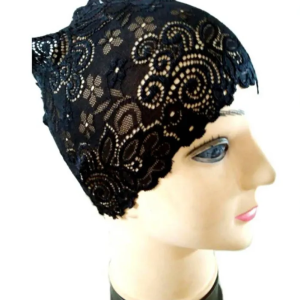 Black Net hijab Cap women fashion inner cap