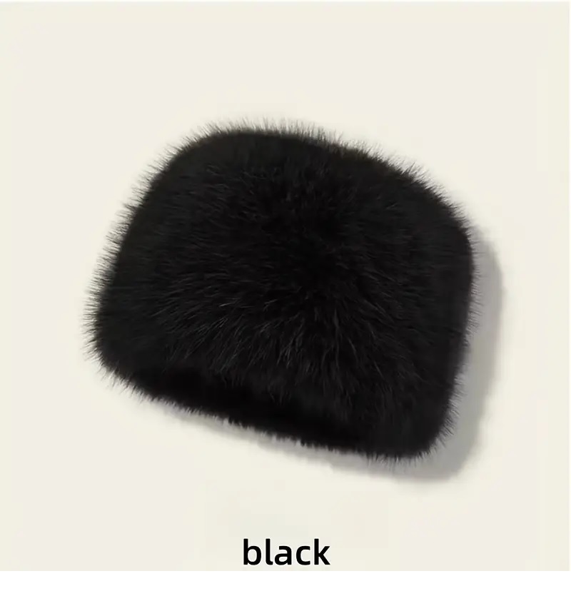 Festive Women's Fluffy Faux Fur Bucket Hat - Lightweight, Non-Elastic, and Perfect for Winter - Image 8