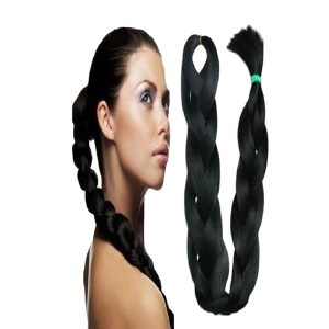Gutt style Synthetic  Hair Extension - Black