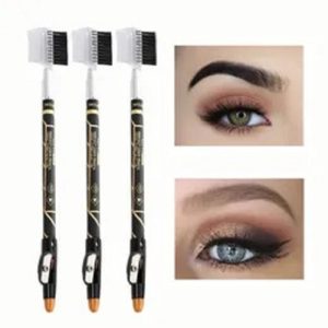2 in 1 Black Brown EyeBrow Eyeliner Pencil