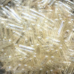 Multiple Capsule Empty Transparent Capsule Shell Color Standard 0 Size 500Mg 1000pcs