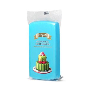 Blue Sugar Paste-Fondant- Ready To Use - 1Kg