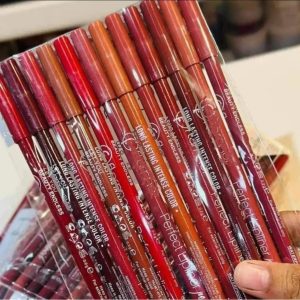 6Pcs Professional Lip Liner Set, Waterproof Matte Lip Liner Pencil, Smooth Lip Makeup Cosmetic Pen Set