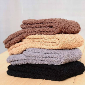 Towel Warm Socks - For Men and Women – 4 Multi Colors