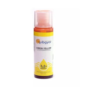 Vibgyor Lemon Yellow Liquid Gel Food Colour 110ml