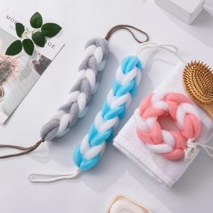 Imported Soft Mesh Bath Sponge Balls – Exfoliating Shower Puff Body Cleaner