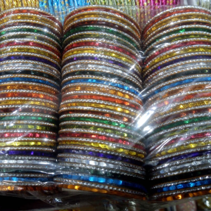 Multi Fancy Metal Bangles For Babies - 24 bangles
