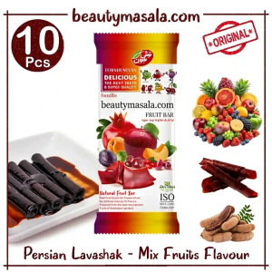 10 Pcs Mix Fruits Flavour - Torshi Sevan Original Persian Lavashak Sheets