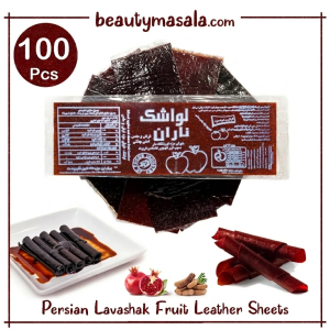 100 Pcs - Persian Lavashak Fruit Leather Sheets