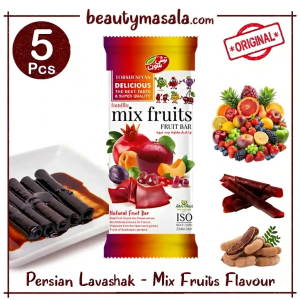 5 Pcs Mix Fruits Flavour - Torshi Sevan Original Persian Lavashak Sheets